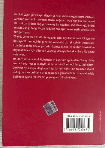 Yaban Kuğuları - Jung Chang - Görsel 2