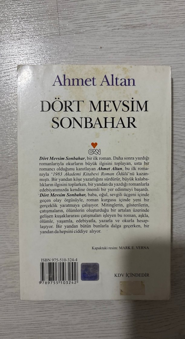 Ahmet Altan - Dört Mevsim Sonbahar - Görsel 2