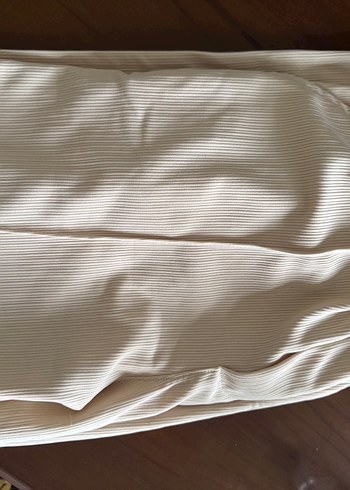 Bej Rahat Kesim Kadın Kumaş Pantolon - Görsel 2