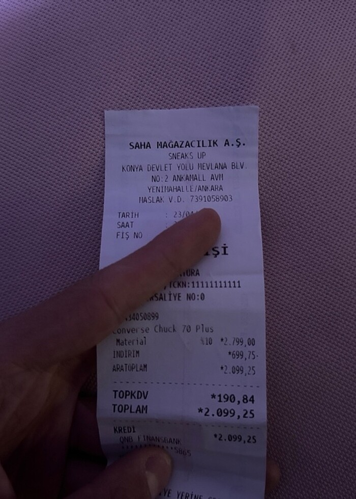 CONVERSE CHUCK70 AYAKKABI PİYASADA YOK! - Görsel 3