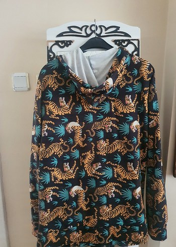 Çok Renkli Baskılı uniseks ceket - Görsel 2