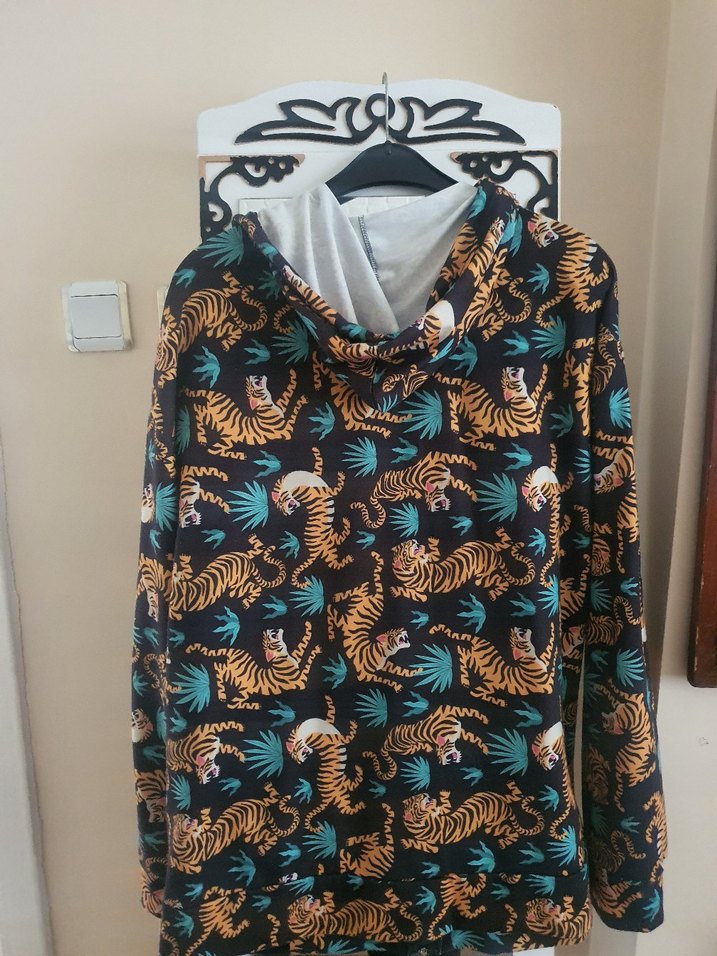 Çok Renkli Baskılı uniseks ceket - Görsel 2