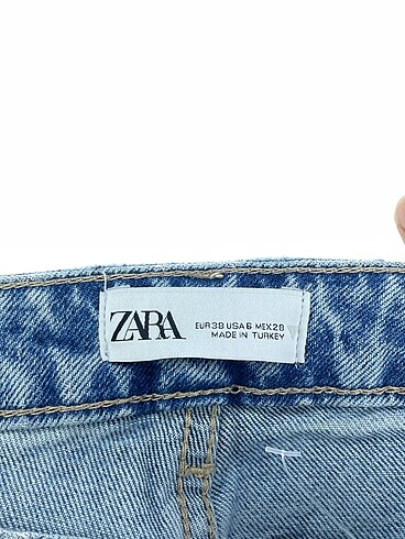 38 Beden mavi Renk Zara Jean / Kot %70 İndirimli.