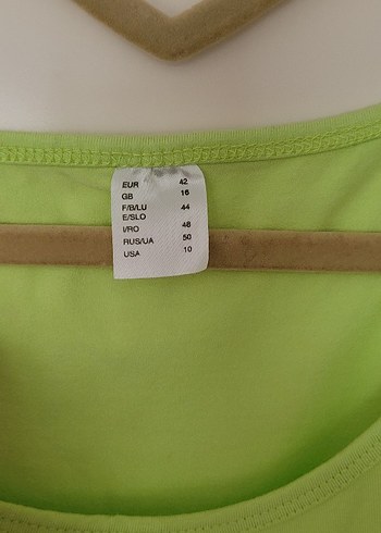 Yeşil Yarım Kollu Kadın Tişört - Görsel 3