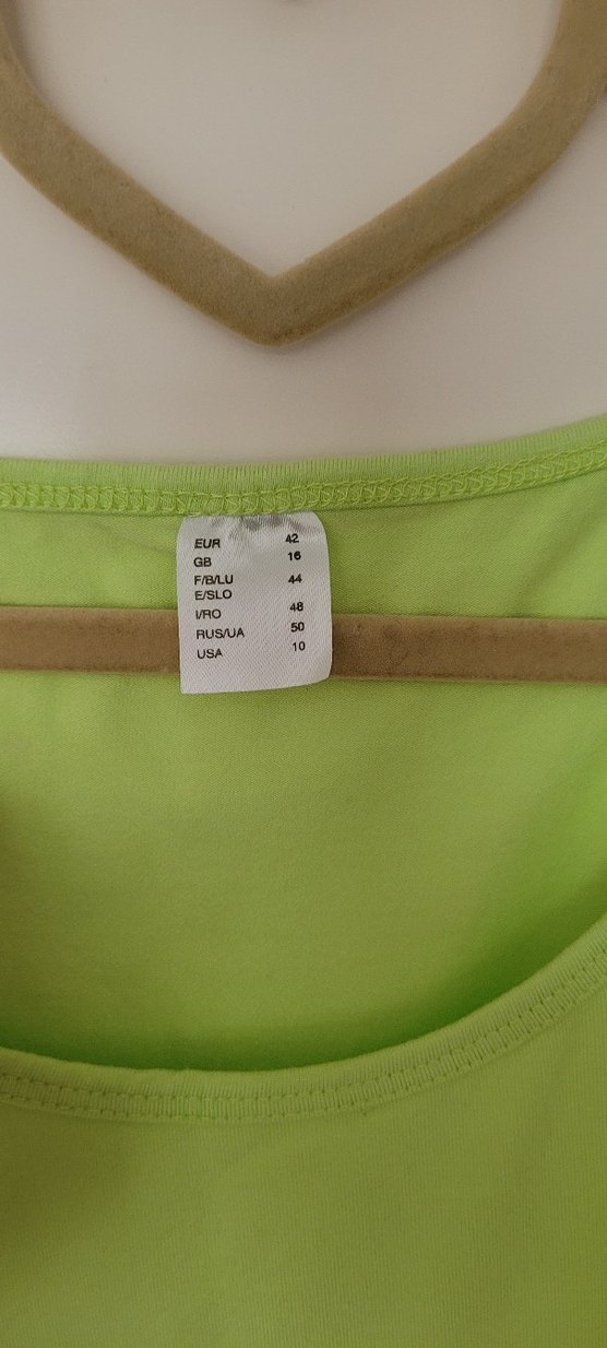 Yeşil Yarım Kollu Kadın Tişört - Görsel 3