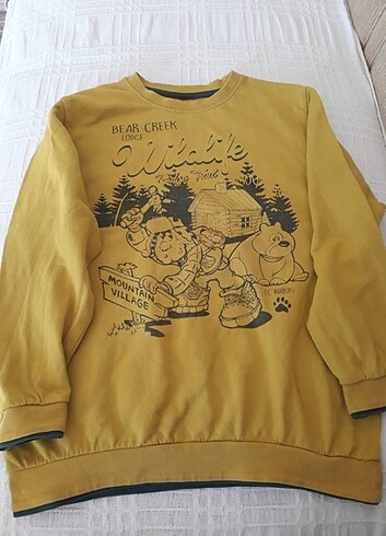 9 Yaş Beden mor Renk Sweatshirt