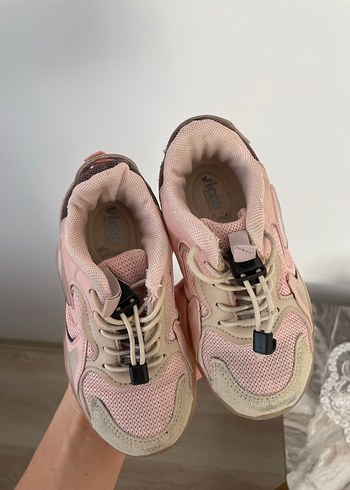 Vicco Vicco Pembe Bağcıklı Kız Çocuk Spor Ayakkabı