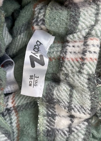 Kız Çocuk Kareli pantolon Takımı e bebek - Görsel 3