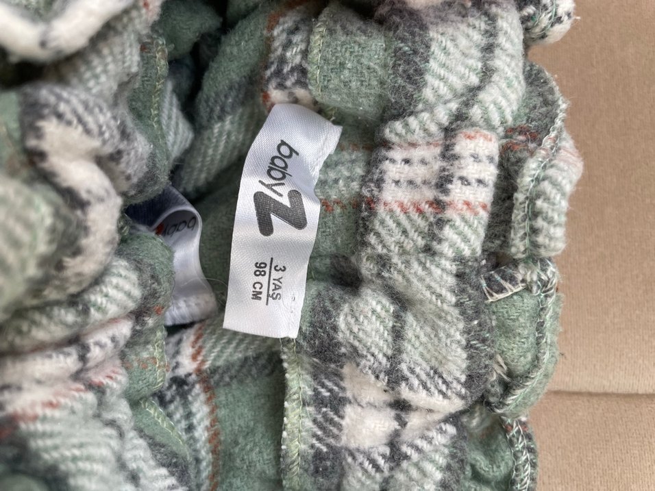 Kız Çocuk Kareli pantolon Takımı e bebek - Görsel 3