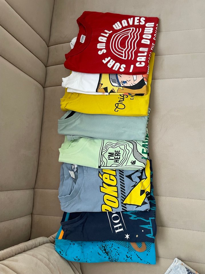 Erkek Çocuk Renkli Baskılı Tişört - Görsel 2