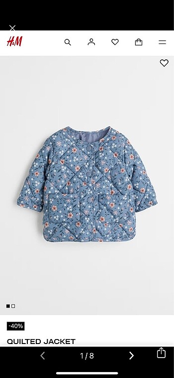 12-18 Ay Beden çeşitli Renk H&M mevsimlik ceket
