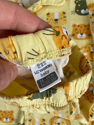 18-24 Ay Beden çeşitli Renk Lcw yazlık pijama takımı