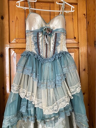 Vintage Coquette Prom Abiye Elbise