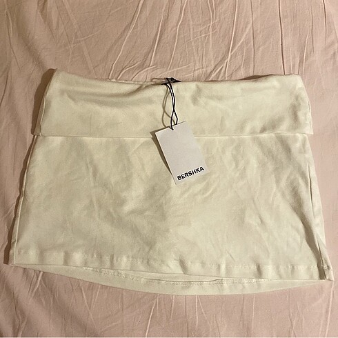 Bershka Katlanmış Belli Mini Etek