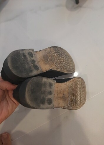 Zara Zara bambi Flo Siyah loafer oxford kadın ayakkabı
