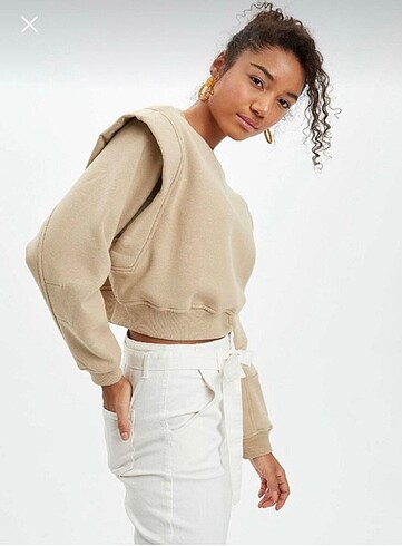 Bershka Vatkalı sweat