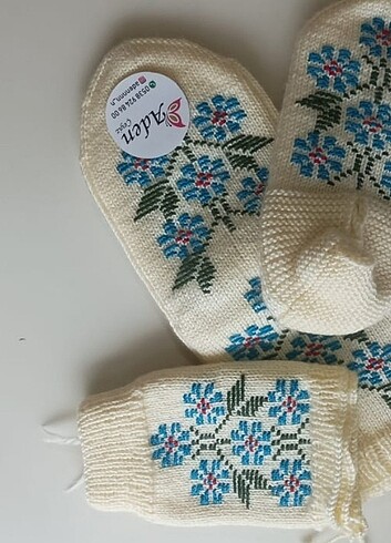 Namaz çorabı kolluk set 