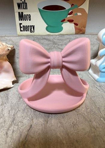 Fiyonklu Beyaz Dekoratif takı standı - Görsel 4