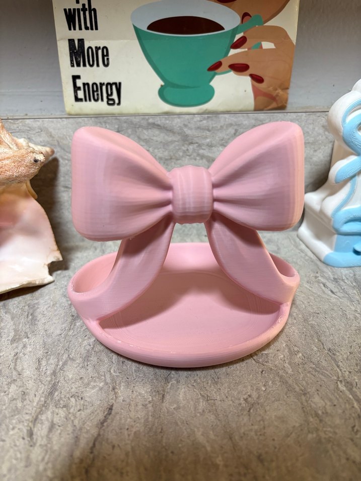 Fiyonklu Beyaz Dekoratif takı standı - Görsel 4