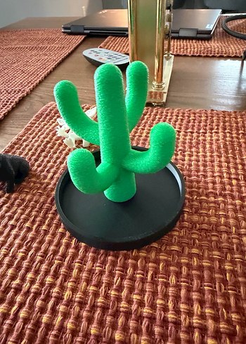 Renkli Boncuklu Kaktüs Takı Standı - Görsel 5