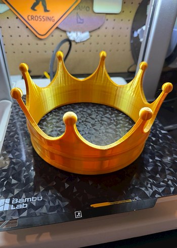 Parlak Altın Renkli kral Tacı - Görsel 2