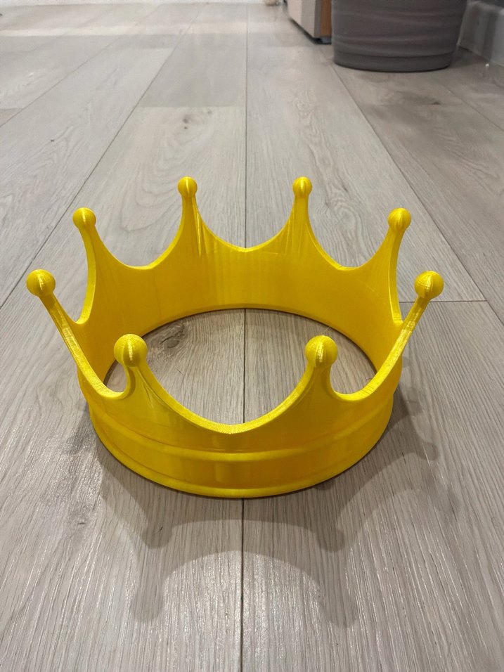Parlak Altın Renkli kral Tacı - Görsel 3