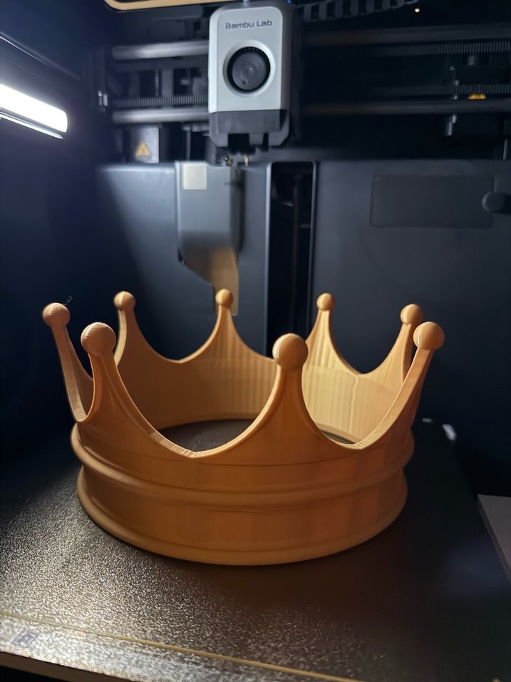 Parlak Altın Renkli kral Tacı - Görsel 4