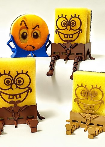 Sünger Bob Temalı sünger tutucu - Görsel 2