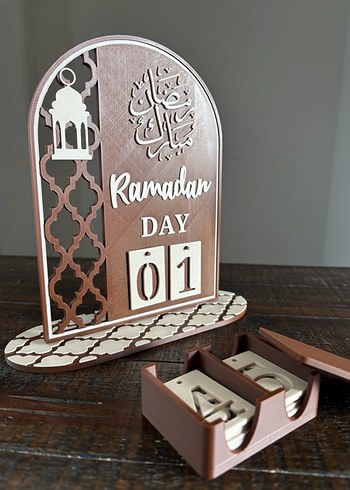 Altın Renkli Ramazan Günü Sayacı - Görsel 5