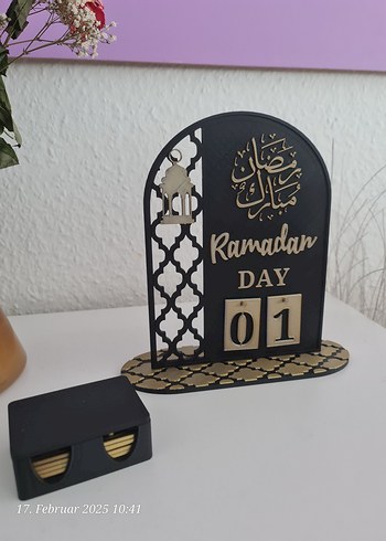 Altın Renkli Ramazan Günü Sayacı - Görsel 4