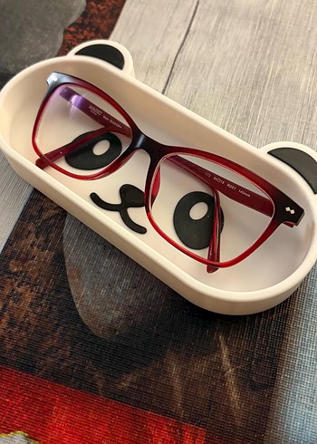 Beyaz Panda Temalı gözlük kutusu - Görsel 5