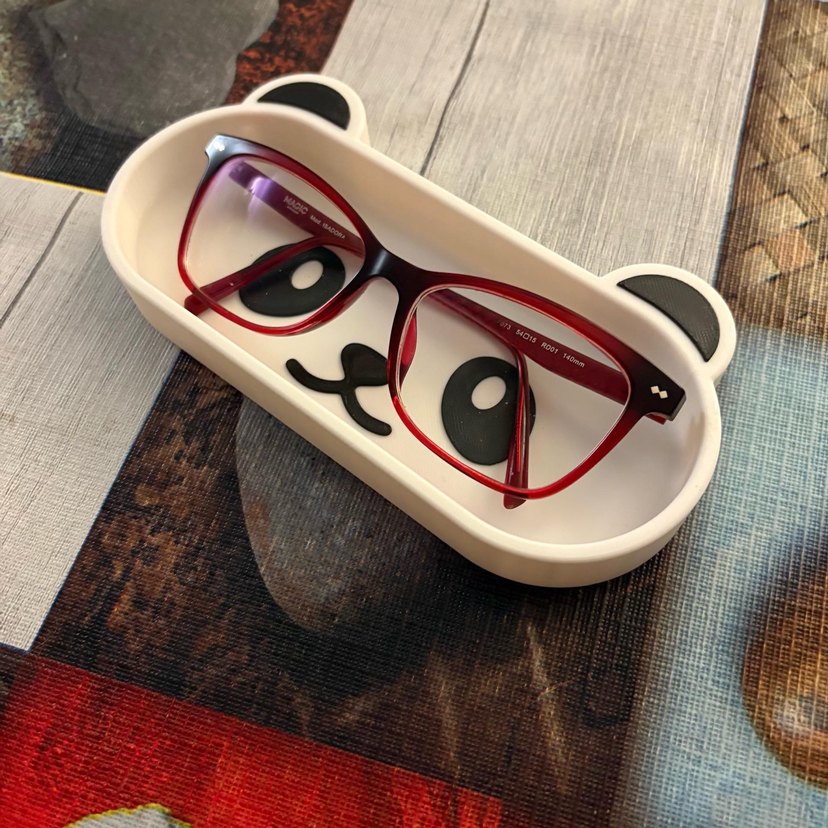 Beyaz Panda Temalı gözlük kutusu - Görsel 5