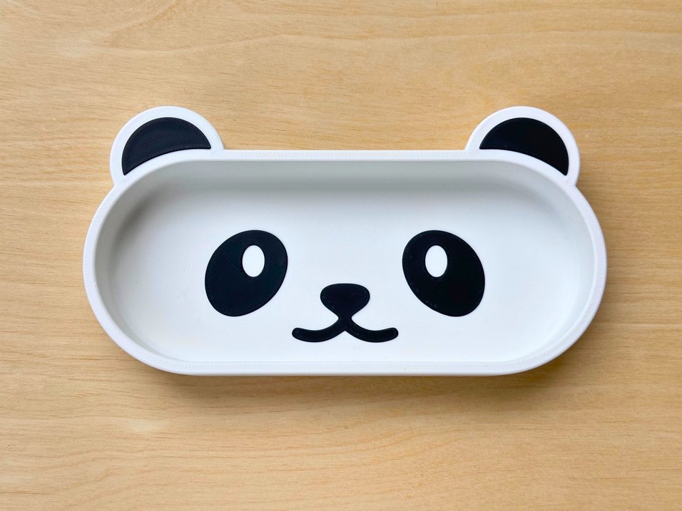 Beyaz Panda Temalı gözlük kutusu - Görsel 3