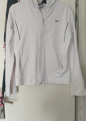 Nike Beyaz Kapüşonlu Uzun Kollu - Görsel 2