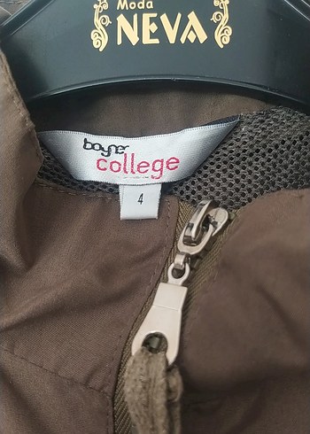 Kız Çocuk Kahverengi Kapüşonlu Fermuarlı Ceket - Görsel 5