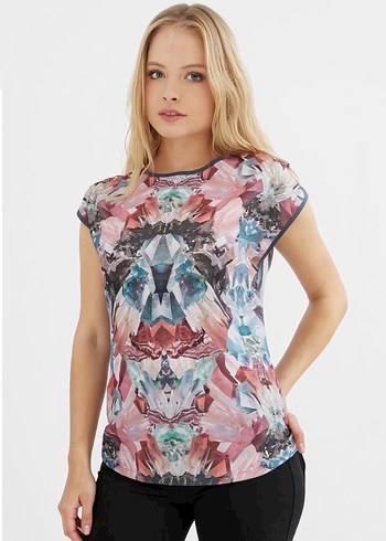 36 Beden TED BAKER LONDON KRİSTAL DETAYLI LÜKS BLUZ