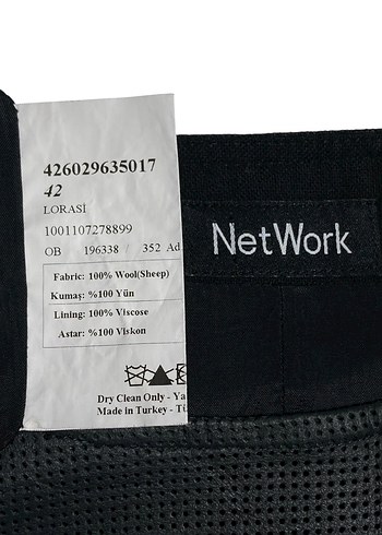 NETWORK KONTRAST DERİ PANELLİ YÜN ELBİSE - Görsel 13