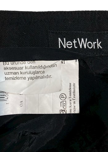 NETWORK KONTRAST DERİ PANELLİ YÜN ELBİSE - Görsel 15