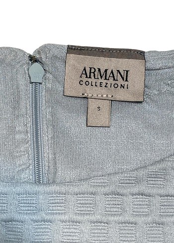 ARMANI COLLEZIONI MAVİ LÜKS ELBİSE - Görsel 12
