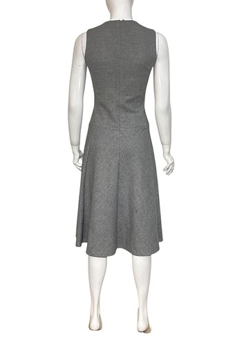 ZARA LANA YÜNÜ MIXLİ MİDİ ELBİSE - Görsel 8