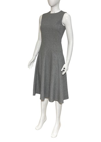 ZARA LANA YÜNÜ MIXLİ MİDİ ELBİSE - Görsel 6