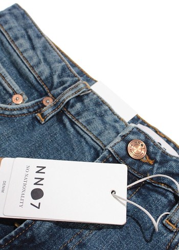 NN07 NO NATIONALITY PREMIUM MAVİ DENIM ERKEK PANTOLON - Görsel 6