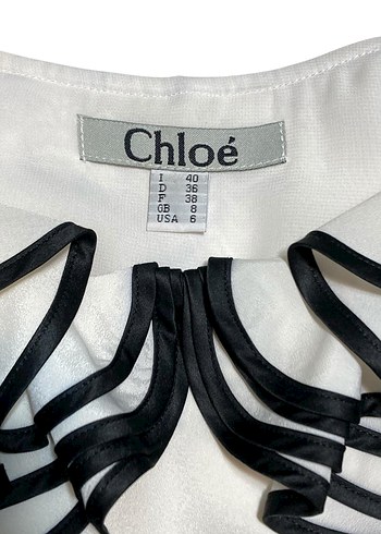 CHLOÉ %100 İPEK LÜKS ELBİSE - Görsel 11