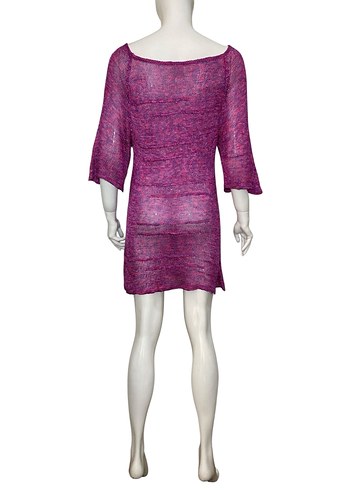 VAKKORAMA ÖRGÜ LÜKS PLAJ ELBİSESİ - Görsel 5