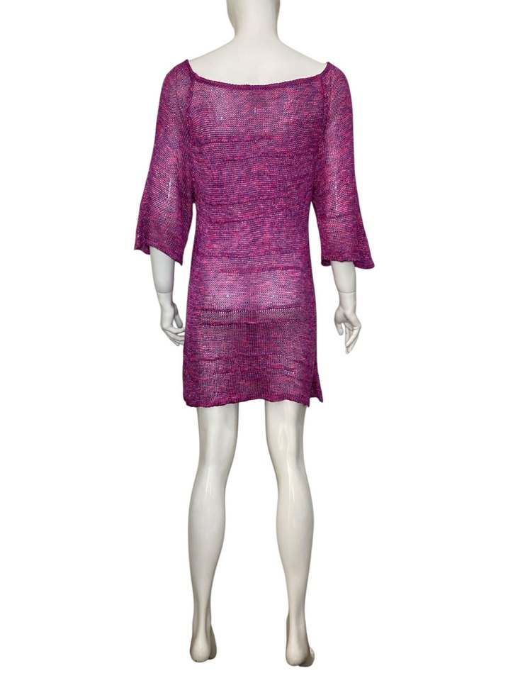 VAKKORAMA ÖRGÜ LÜKS PLAJ ELBİSESİ - Görsel 5