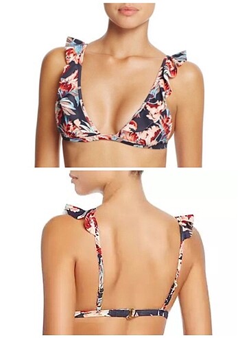 Designer TORI PRAVER FLORAL BİKİNİ ÜSTÜ