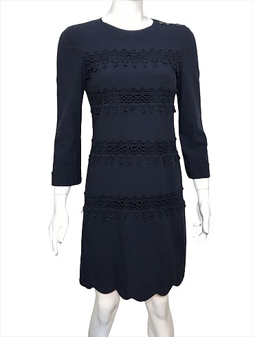 İPEKYOL İNGİLİZ NAKIŞI DETAYLI ELBİSE - Görsel 2