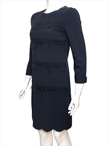 İPEKYOL İNGİLİZ NAKIŞI DETAYLI ELBİSE - Görsel 3