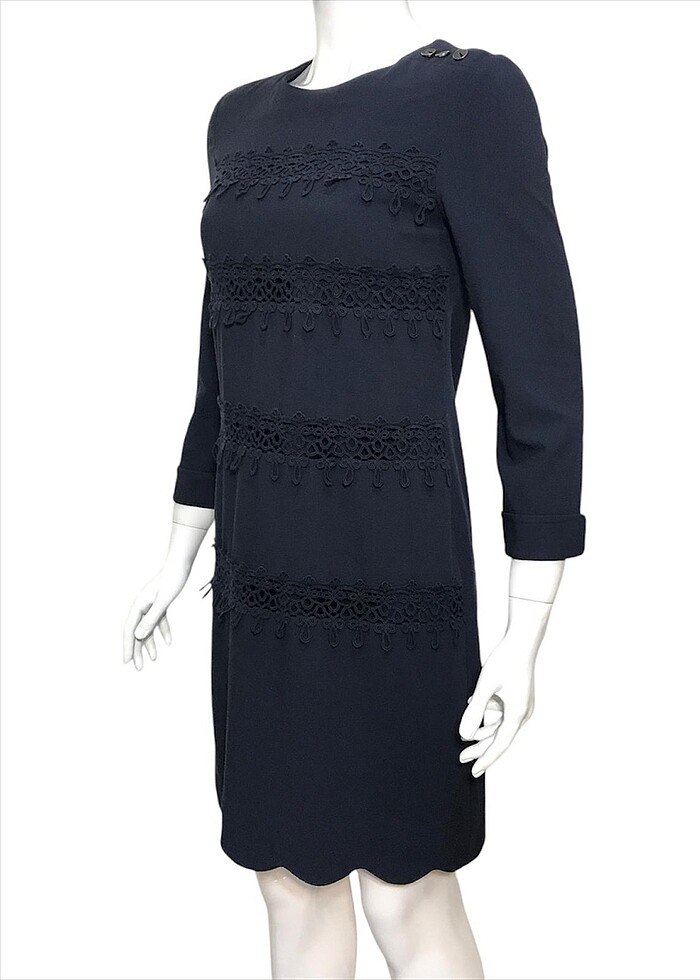 İPEKYOL İNGİLİZ NAKIŞI DETAYLI ELBİSE - Görsel 3