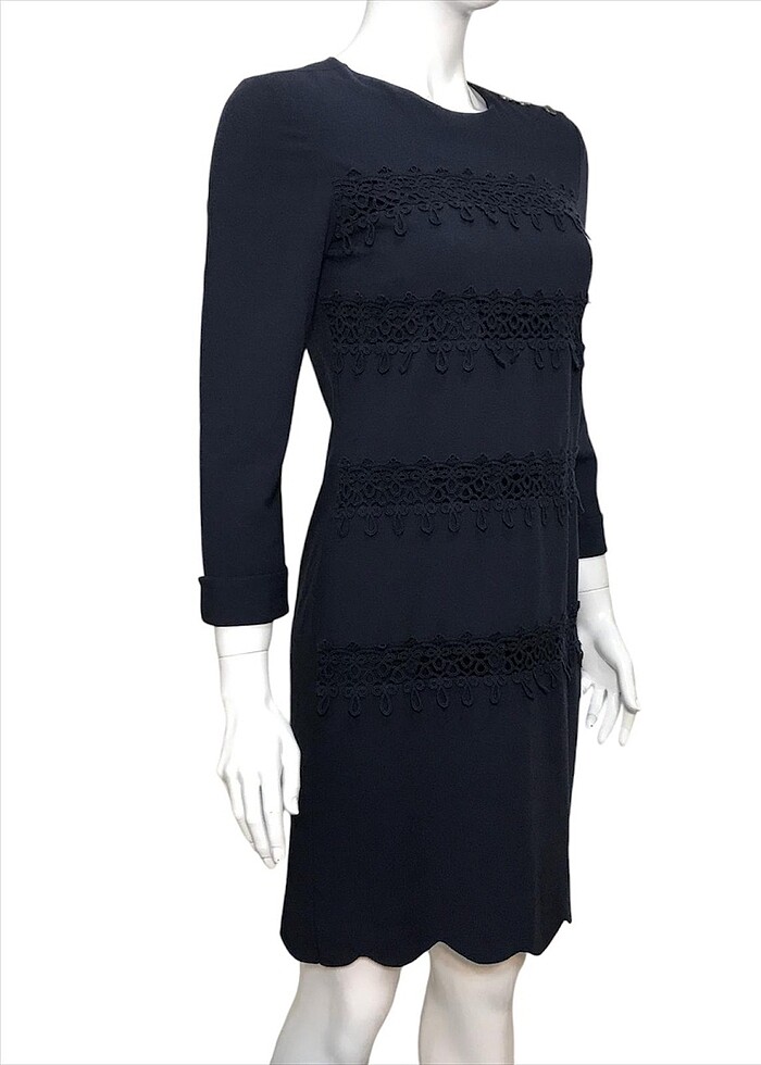 İPEKYOL İNGİLİZ NAKIŞI DETAYLI ELBİSE - Görsel 4